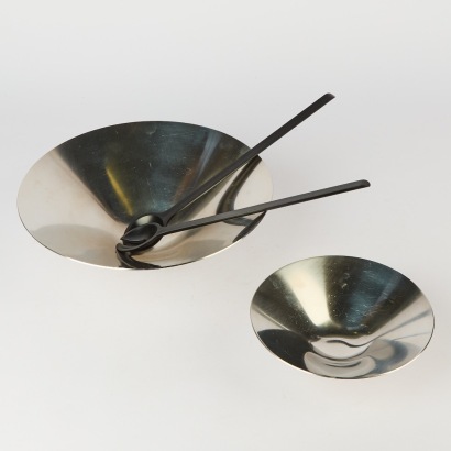 A Pairing of Royal Copenhagen Bowls and Salad Servers