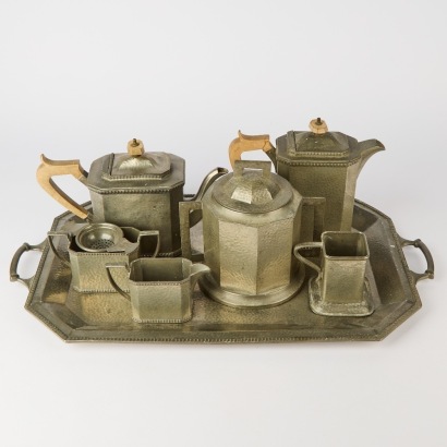 A Collection of Pewter Items