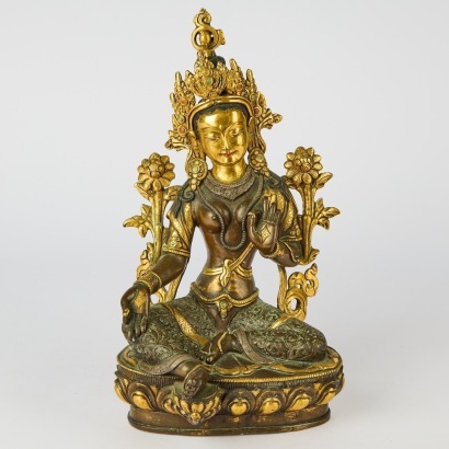 A Nepalese Buddhist White Tara Statue