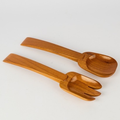 A Teak Wood Salad Servers c.1970s