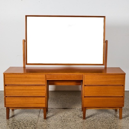 A Danske Mobler Dressing Table With Mirror
