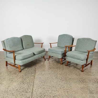 A Vintage Ercol Lounge Suite
