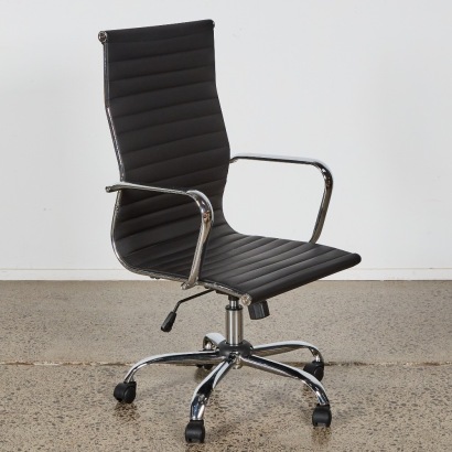 An Eames Style High Back Desk Chair