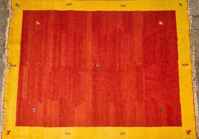 A Large Vintage Persian Gabbeh Rug