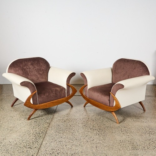 A Pair of McKenzie and Willis Cleopatra Chairs