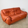 A Leather Sofa by Poltromec Italy - 2