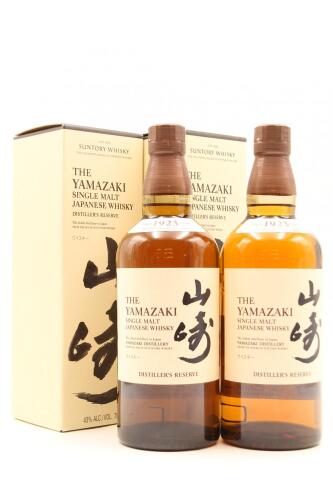 (2) Yamazaki Distillers Reserve Single Malt Japanese Whisky 70cl 43% alc.