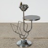 An Art Deco Side Table Smokers Stand