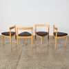 A Hans Olsen Roundette Style Dining Table With Four Nested Chairs - 4