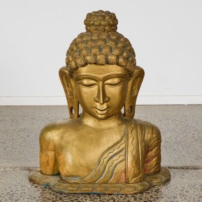 A Large Resin Buddha