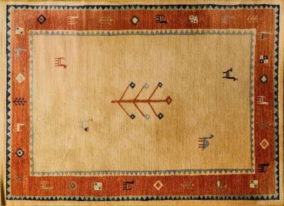 A Pure Wool Belgium Ento Rug
