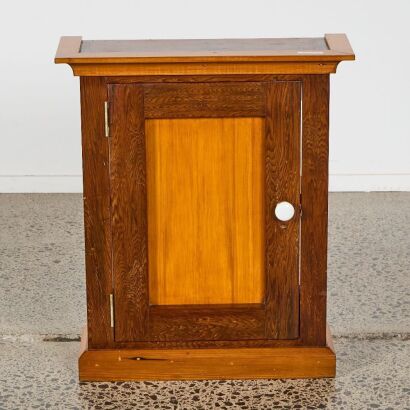A Retro Rimu And Cedar Wall Cabinet