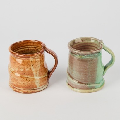 A Pair of Peter Lange Ceramic Mugs