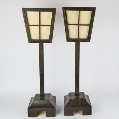 A Pair of Japanese Meiji Lanterns c.1930