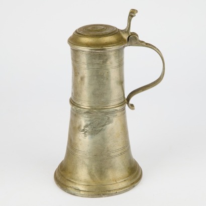 An Antique Pewter Jug