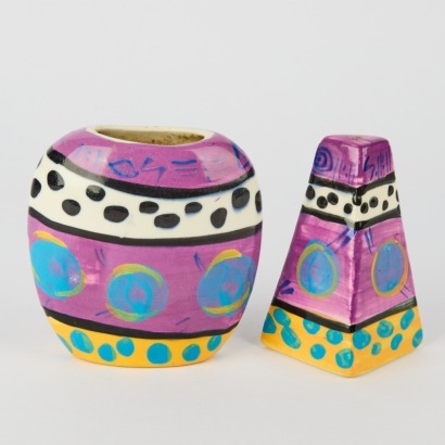 A Pair of 'Stage Artware' Pieces
