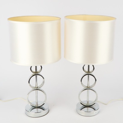 A Pair of MCM Bedside Lamps