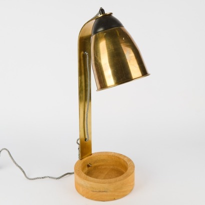 A Brass Brussels Arc Table lamp