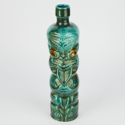A Green Ti-Toki Tiki Bottle