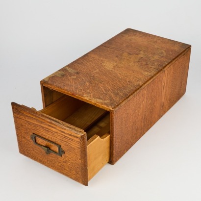 An Antique Library Drawer