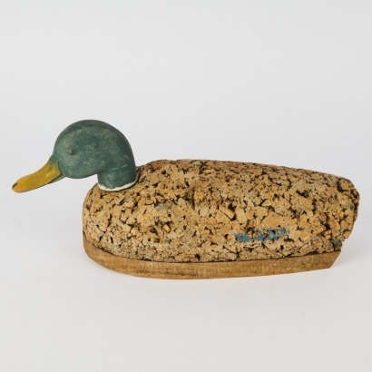 A Cork Decoy Duck