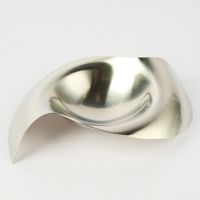 A Hit Me Straight Stainless Steel Bowl by Georg Jensen for Royal Copenhagen