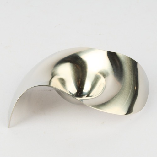 A Hit Me Straight Stainless Steel Egg Cup by Georg Jensen for Royal Copenhagen