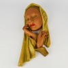An Art Deco Plaster Face Mask of a Female by Ian Douglas