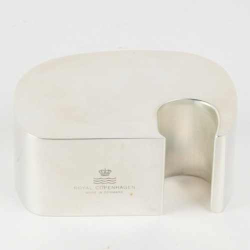 A Jumbo Paperweight Stainless Steel by Jorgen Moller for Royal Copenhagen