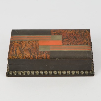 An Art Deco Cigarette Box