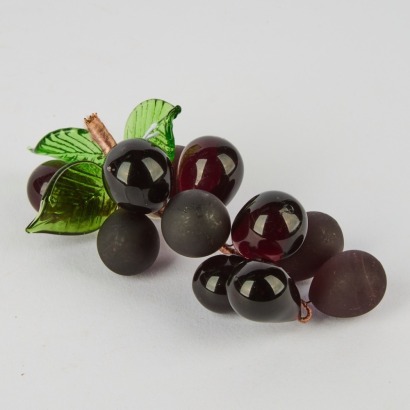 A Bunch of Murano Art Glass Grapes