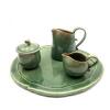 A Green Glazed Tea Set - 2