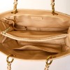 Chanel, Beige Caviar Leather Grand Shopping Tote Bag - 4
