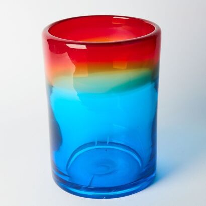 A Large Hand Blown Art Glass Vase