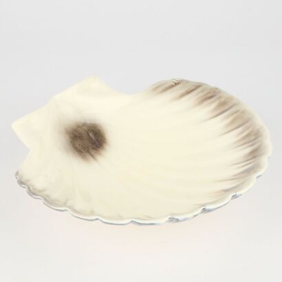 A Large Studio Ceramics Clam Shell Bowl