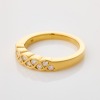 18ct Yellow Gold, .25ct Ten Stone Diamond Dress Ring - Near new - 2