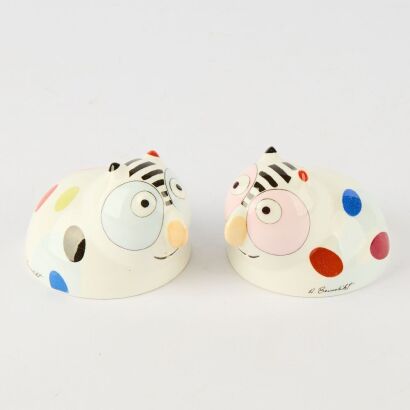 A Pair of Villeroy & Boch Salt & Pepper's Animal Park Series