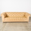 A Large Leather Chesterfield Sofa