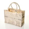 Christian Dior, Toile de Jouy, Beige and Off-white Embroidery Book Tote, Size M - 2