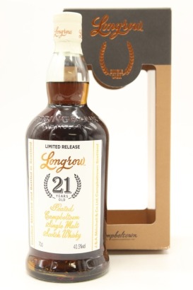 (1) Longrow 21 Year Old 2022 Release Single Cask Peated Single Malt Scotch Whisky, Campbeltown, 40.5% ABV (GB) - (Poland, Australia & New Zealand Release)