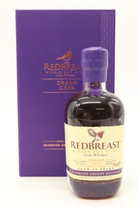 (1) Redbreast Dream Cask 29 Year Old Oloroso Sherry Edition Single Pot Still Irish Whisky, 51.2% ABV, 500ml (GB)