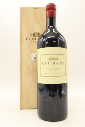 (1) 2008 Te Mata Estate Coleraine, Hawke's Bay, 3000ml [BC96] (25 Bottles Made)