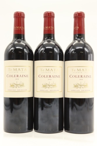 (3) 2018 Te Mata Estate Coleraine, Hawke's Bay
