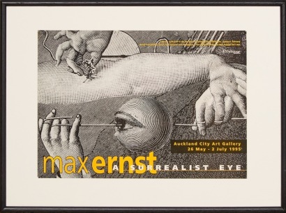 An Auckland City Art Gallery, 1995 Max Ernst exhibition poster