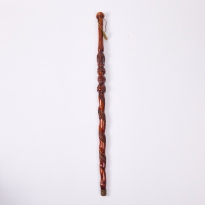 A Contemporary Whakairo Walking Stick