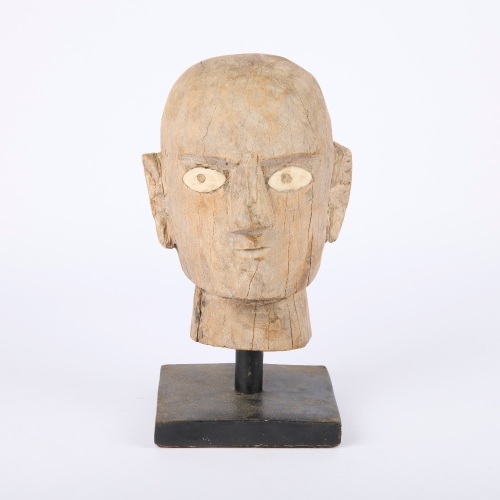 A Tau Tau Effigy Head, South Sulawesi, Indonesia