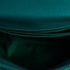 Chanel, Green Caviar / Burgundy Lizard Embossed Mini Coco Handle Bag - 4