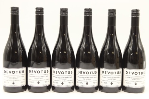 (6) 2021 Devotus Single Vineyard Pinot Noir, Martinborough