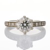 Partridge Jewellers, Platinum, 1.20ct Round Brilliant / .25ct Diamond Ring, GIA certified