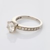 Partridge Jewellers, Platinum, 1.20ct Round Brilliant / .25ct Diamond Ring, GIA certified - 2